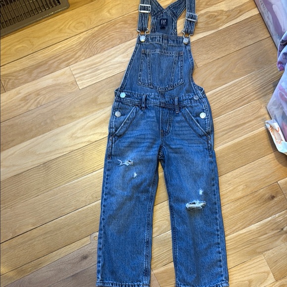 GAP Other - Denim Overalls with Distressed Details